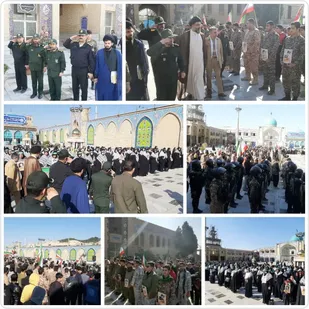 سان دیدن مسئولین ارشد پیشوا از بسیجیان در رزمایش اقتدار بسیج