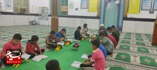 جلسات قرآنی حلقات صالحین در روستای آلبوحصار شهرستان شادگان