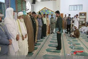 تکریم و معارفه فرمانده ناحیه مقاومت بسیج سپاه کنارک