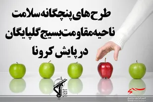 اجراي طرحهاي  پنجگانه سلامت بسيج در گلپايگان