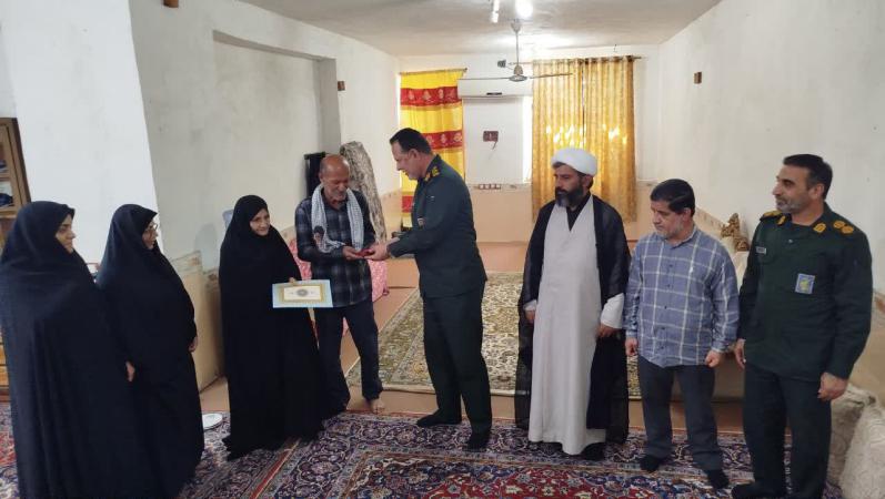 دیدار  نصرالله غلامپور رزمنده هشت سال دفاع مقدس در دلوار