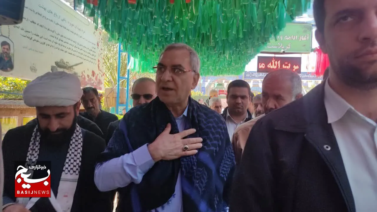 حضور وزیر بهداشت در یادمان‌های دفاع مقدس خوزستان