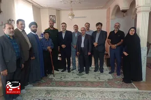 دیدار مسئولان دانشگاه آزاد واحد دامغان با پدر شهید عبدالشاهی