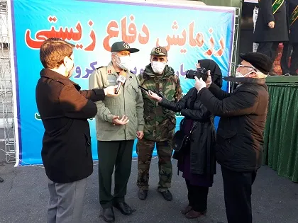 حضور بسیجیان ۲۳ وزارتخانه و نهاد عمومی در رزمایش بزرگ پدافند زیستی