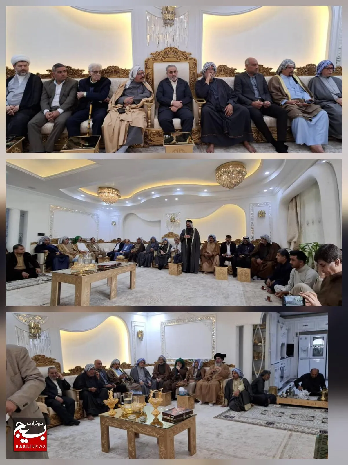 دیدار فرمانده ناحیه مقاومت بسیج دشت آزادگان با امام جمعه و معتمدین شهرستانی در آستانه سالروز ولادت امیرالمؤمنین(ع)