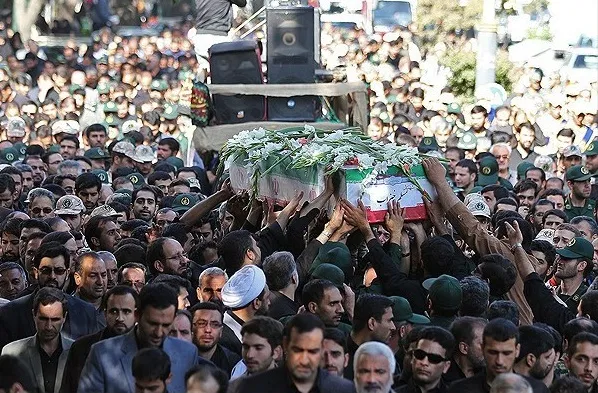 پیکر مطهر شهید مدافع حرم تشییع شد
