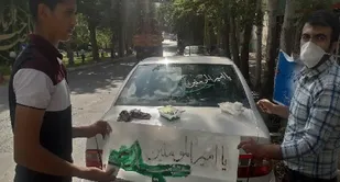 برپایی ایستگاه فرهنگی عید غدیر در خوانسار