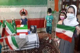آشنایی نوآموزان مهد قرآنی همدان با فضای انتخاباتی