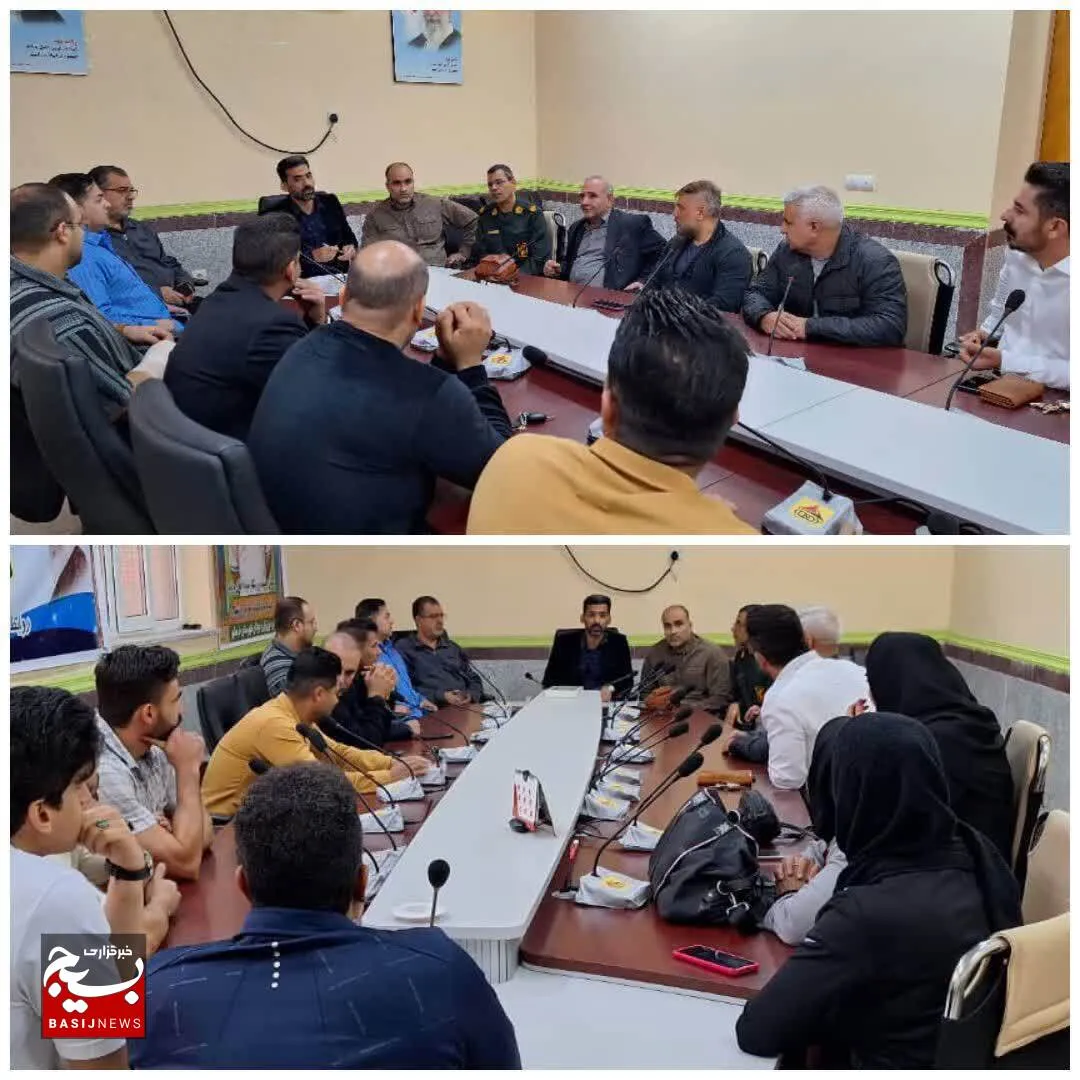 جلسه بسیج ورزشکاران با مالکان باشگاههای ورزشی خرمشهر درخصوص رعایت عفاف و حجاب