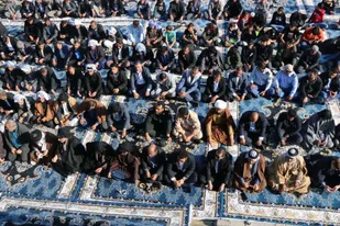 مراسم گرامیداشت سالگرد شهادت حاج قاسم سلیمانی در دشت عباس