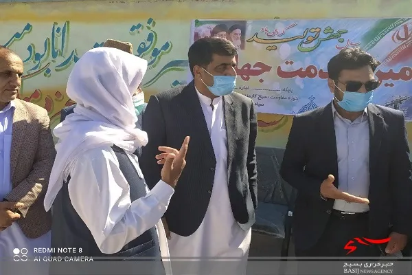برپایی میز خدمت در خاش