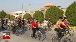 همایش دوچرخه&zwnj;سواری به مناسبت هفته تربیت بدنی برگزار شد