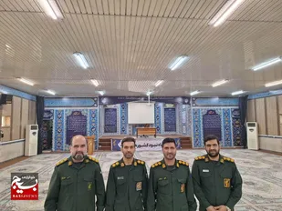 حضور معاون هماهنگ&zwnj;کننده سپاه ولی&zwnj;عصر (عج) خوزستان در حسینیه سپاه دزفول