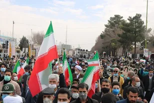 برگزاری راهپیمایی با شکوه 22 بهمن در شاهین شهر