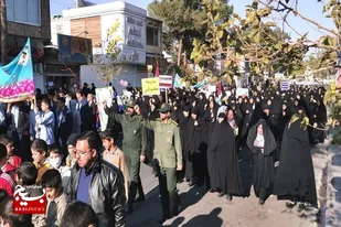 گزارش تصویری حضور گسترده مردم گناباد در راهپیمایی حمایت از کودکان غزه و فلسطین