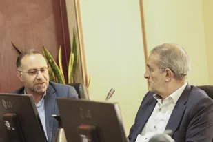 دیدار استاندار کهگیلویه و بویراحمد در تهران با مسئول سازمان بسیج علمی، پژوهشی و فناوری