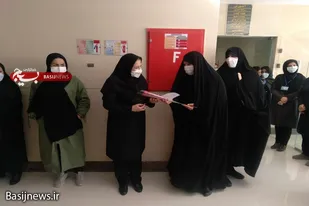 تجلیل از کادر درمان بیمارستان آیت&zwnj;الله بهاری توسط مسئولین سپاه بهار
