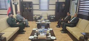 دیدار و گفتگوی رئیس سازمان بسیج ادارات و کارمندان کشور با استاندار سیستان و بلوچستان