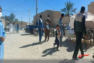 توزیع ۷۰۰ عدد ماسک رایگان در روستای آسپیچ سراوان