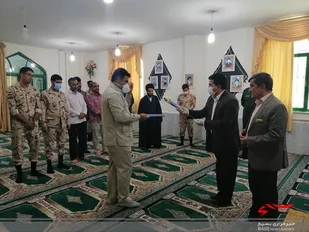 تجلیل مدیرکل انتقال خون استان از اقدام به موقع فرمانده ناحیه مقاومت بسیج بویراحمد