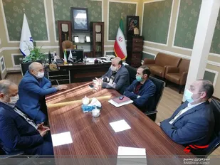 ديدار مسئول سازمان بسیج ادارات استان با مدیر کل غله و خدمات بازرگانی استان