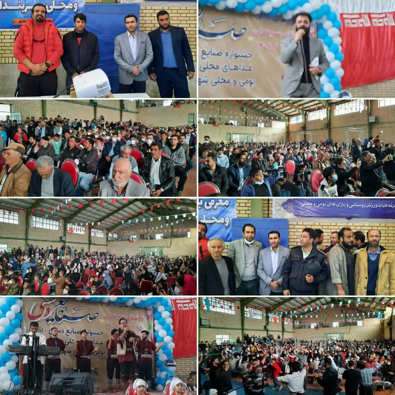 حضور پرشور هنرمندان بسیجی در جشنواره بازی‌های بومی و محلی روستاهای بخش مرکزی دماوند در روستای سربندان