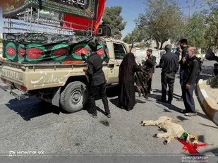 تکیه سیارمدافعان حرم در شهرستان نجف آباد برگزار شد.