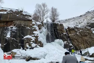 طبیعت زمستانی گنجنامه همدان