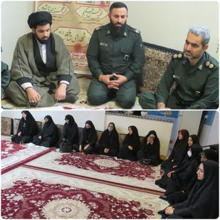 نشست صمیمانه فرمانده سپاه پیشوا با بسیجیان حوزه حضرت فاطمه (س)