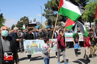 برگزاری راهپیمایی روز قدس در ماهدشت کرج