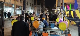 بسیجیان شهر گلستان به مناسبت ولادت حضرت زهرا (س) موکب های شادی  برپا کردند