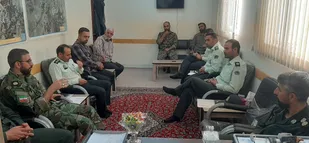 جلسه تعامل و هماهنگی گشت&zwnj;های رضویون بسیج و نیروی انتظامی شاهرود+ تصاویر