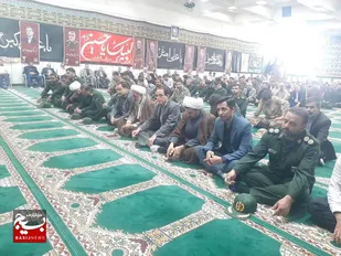 مراسم اربعین شهدای اقتدار در زاوه برگزار شد
