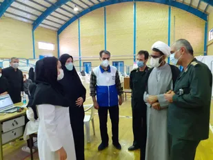 دیدار با مسئولین و پزشکان شبکه بهداشت و مراکز واکسیناسیون شهرستان البرز