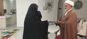 دیدار و تجلیل مسئول دفتر نمایندگی ولی فقیه در سپاه فتح از خانواده شهدا در یاسوج