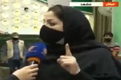 پیام خانمی که نیمه شب برای رای دادن آمده بود