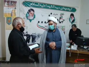 سرکشی مسئول نمایمندگی ولی فقیه در ناحیه لنجان از گروه جهادی سید شهدا
