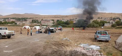 رزمایش پدافند غیرعامل در بخش لاجان پیرانشهر برگزار شد
