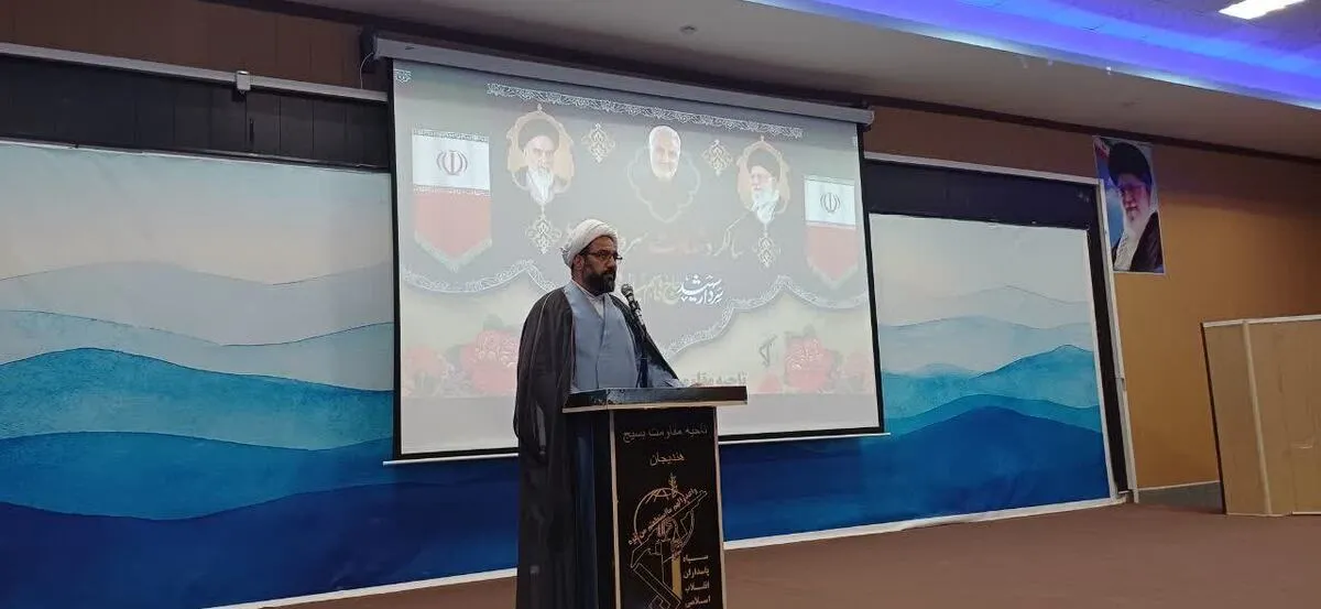 آیین باشکوه سالگرد شهادت سردار دل‌ها حاج قاسم سلیمانی در هندیجان برگزار شد