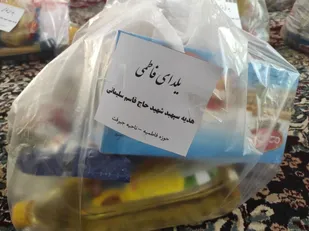 تعداد ۱۵۶ سبد معیشتی و یلدایی در قالب پویش یلدای فاطمی در بین خانوارهای نیازمند توزیع شد