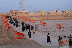 حال و هوای زائران شلمچه؛ یک روز مانده به آخر سال + تصاویر