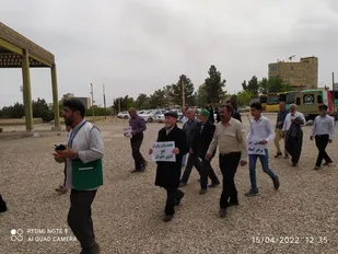 حضور افاغنه در نمازجمعه شاهرود و تاکید بر وحدت و استکبارستیزی+ تصاویر