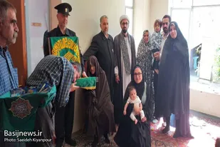 حضور خادمین رضوی در منزل شهید خوش سفر