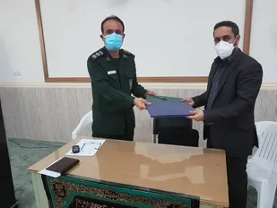 انعقاد تفاهم نامه همکاری بین دانشگاه آزاد اسلامی و سپاه شهرستان دشتی