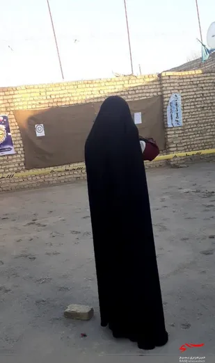 مسابقه تیراندازی با تفنگ بادی پایگاه مقاومت بسیج مجتهده امین روستای جور