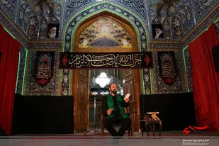 مراسم عزاداری محرم الحرام هیئت فاطمیون رزمندگان غرب کرج برگزار شد
