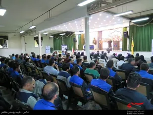 دیدار خادمین حرم رضوی با کارکنان شرکت کنترل گاز