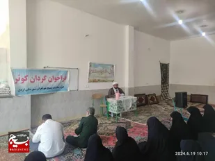 جهادتبیین باموضوع حضورحداکثری درانتخابات در اردل