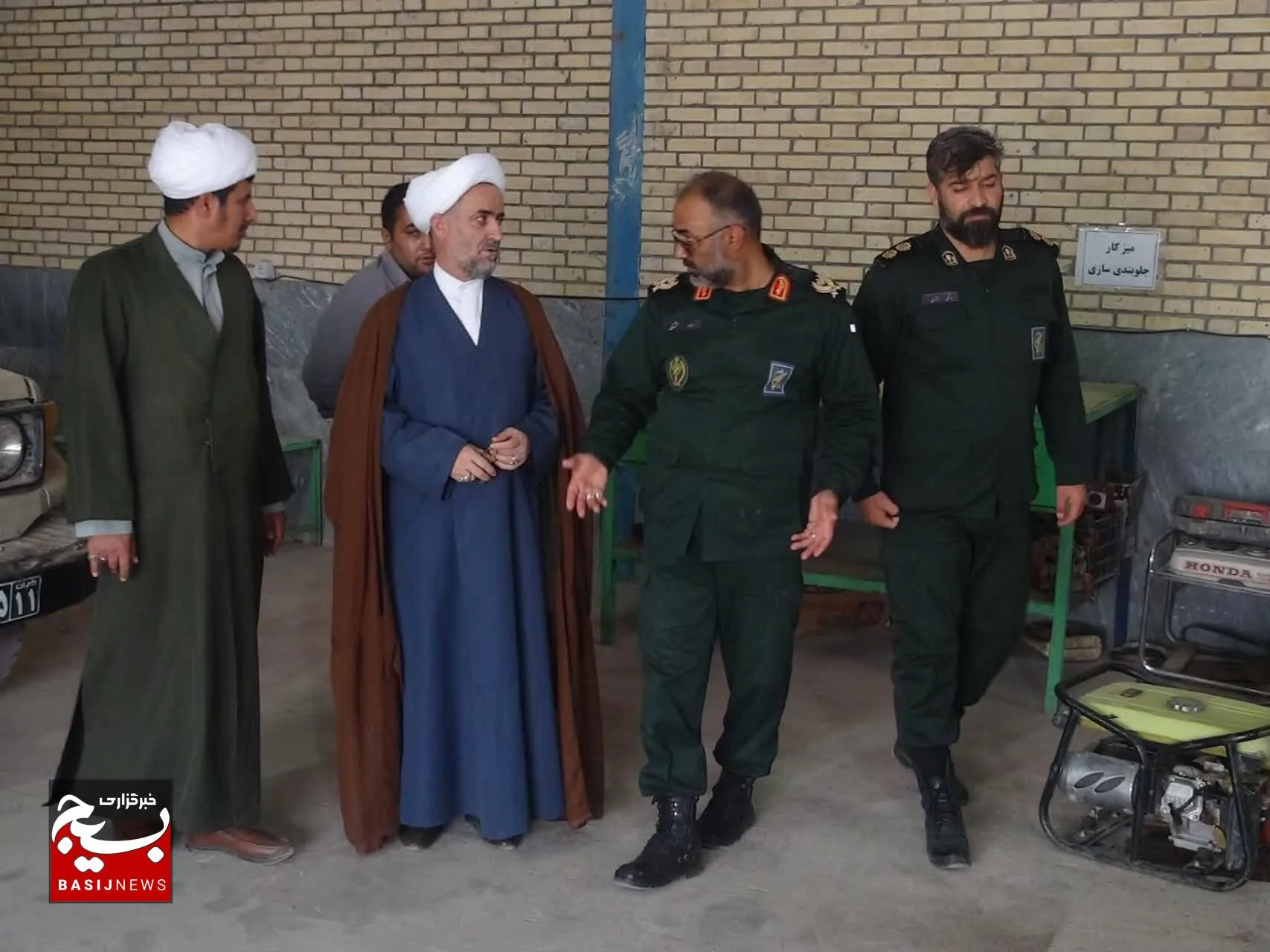بازدید مسئول دفتر نمایندگی ولی فقیه در سپاه سلمان از مقر ستاد تیپ حضرت علی اکبر(ع)