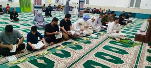 محفل نورانی انس با قرآن بمناسبت چهلم شهدای اقتدار در آغاجاری